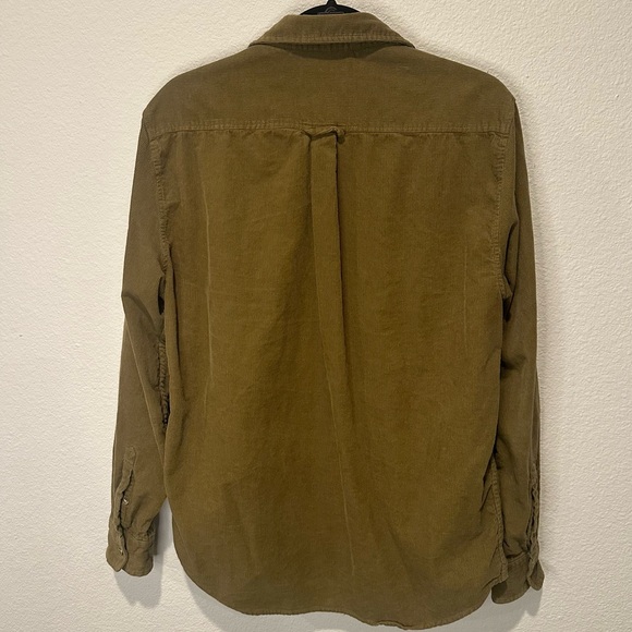 Cotton-On Corduroy Button Up Shirt in Olive Green - Medium - Picture 3 of 6